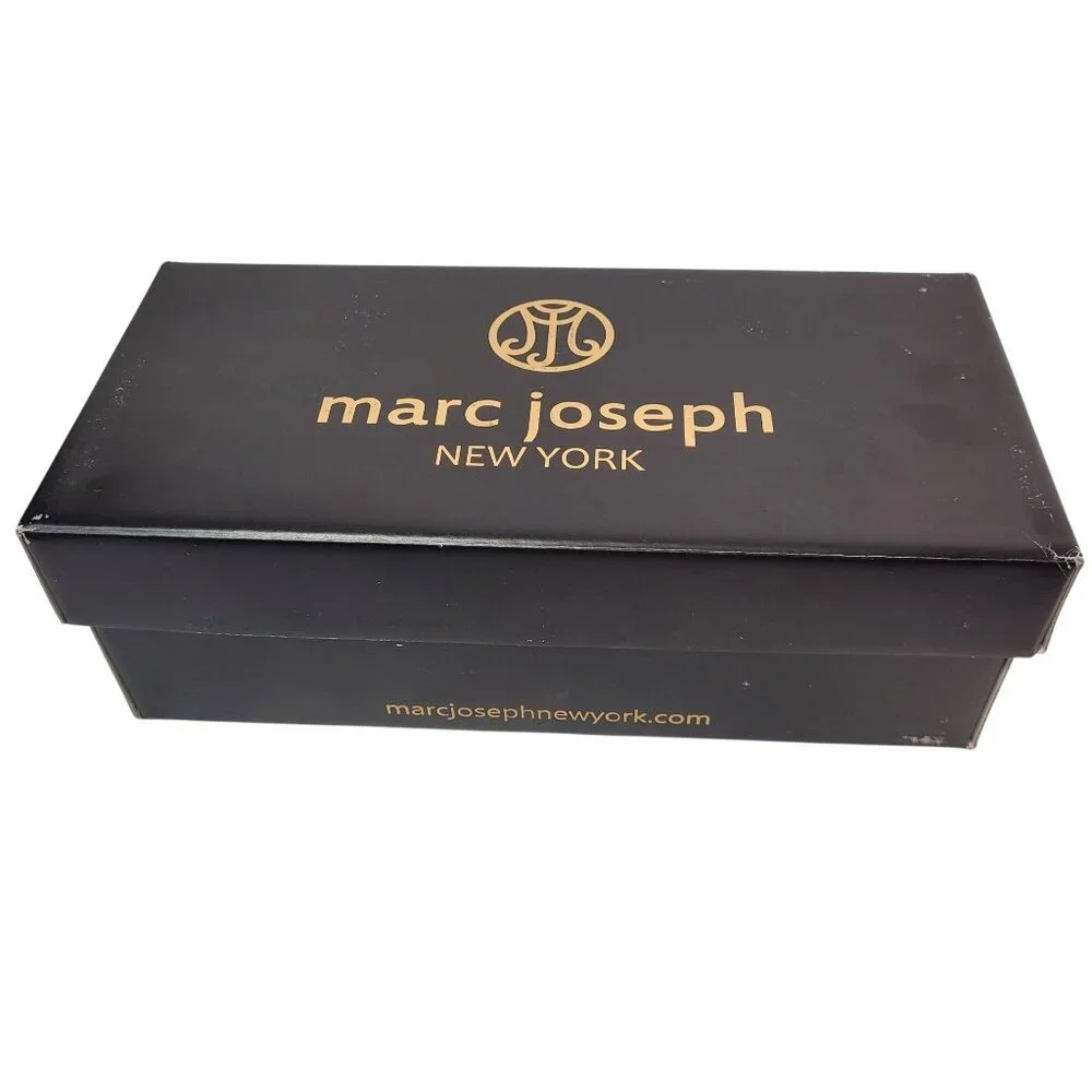 Marc Joseph NY Unisex-Child Navy Nobuck Mott St Grommet Detail Loafer Size 3